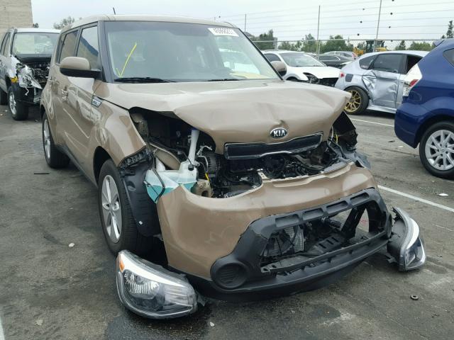 KNDJN2A21G7331835 - 2016 KIA SOUL BROWN photo 1