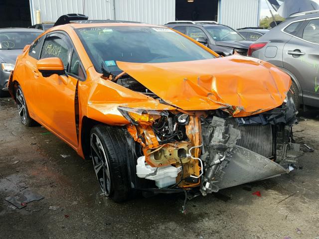 2HGFG4A55FH700366 - 2015 HONDA CIVIC ORANGE photo 1