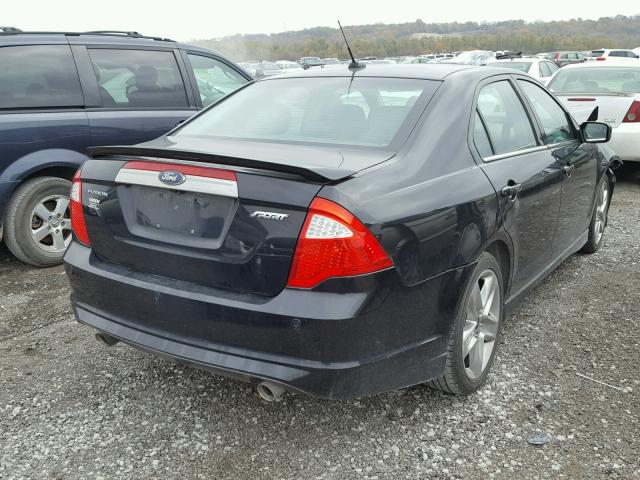 3FAHP0KCXBR291055 - 2011 FORD FUSION SPO BLACK photo 4