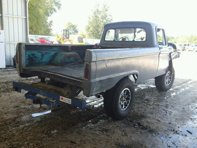 F25YK747466 - 1966 FORD F250 GRAY photo 4