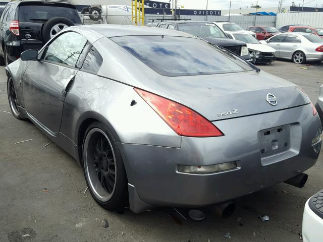 JN1AZ34D96M308653 - 2006 NISSAN 350Z COUPE GRAY photo 3