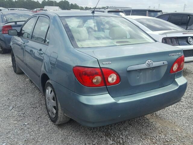 1NXBR32E56Z643661 - 2006 TOYOTA COROLLA CE BLUE photo 3