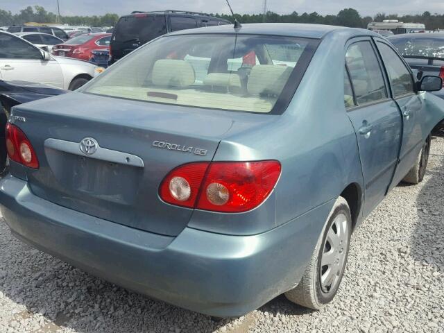 1NXBR32E56Z643661 - 2006 TOYOTA COROLLA CE BLUE photo 4