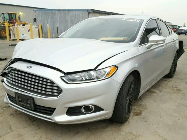 3FA6P0HD9GR247742 - 2016 FORD FUSION SE SILVER photo 2