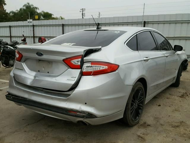 3FA6P0HD9GR247742 - 2016 FORD FUSION SE SILVER photo 4