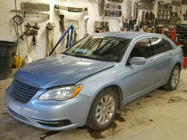 1C3CCBBB8EN198145 - 2014 CHRYSLER 200 TOURIN BLUE photo 2