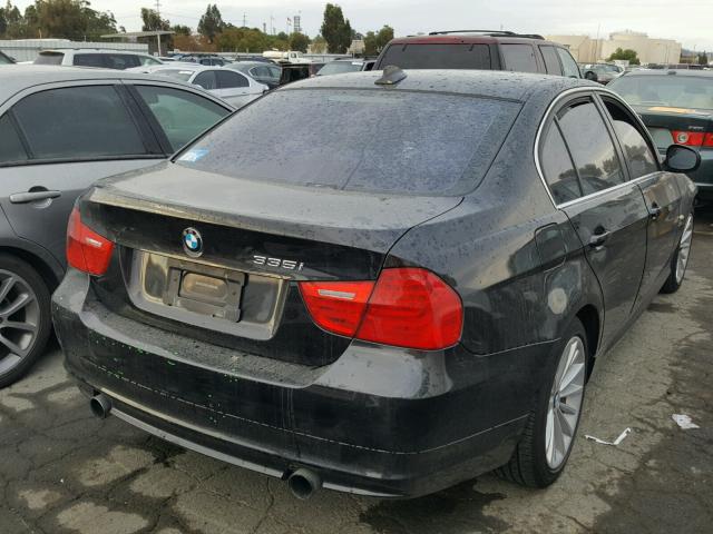 WBAPL5G50BNN22991 - 2011 BMW 335 XI BLACK photo 4