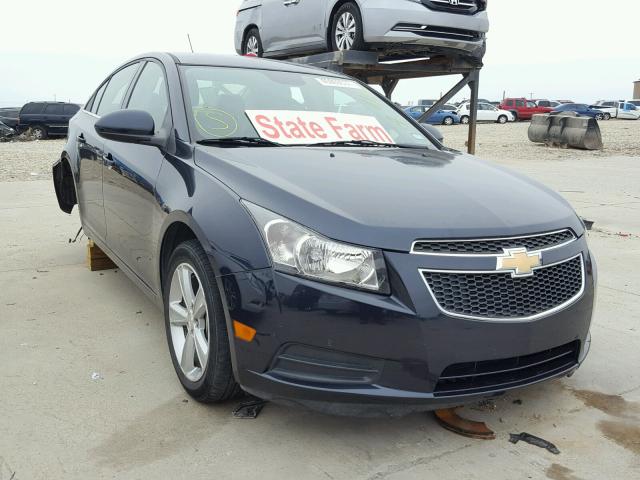 1G1PE5SB5E7179686 - 2014 CHEVROLET CRUZE BLUE photo 1