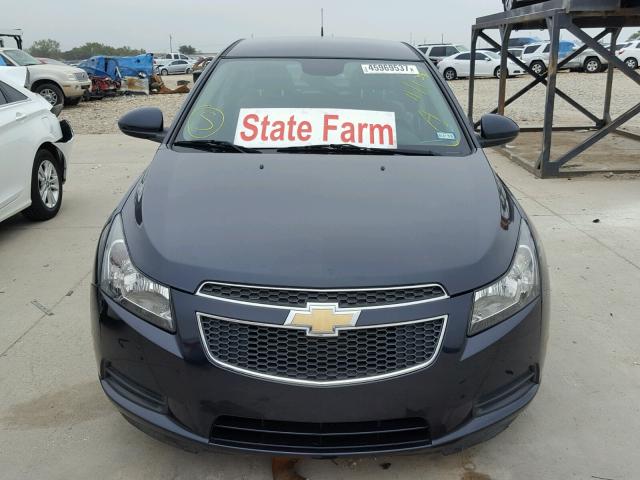 1G1PE5SB5E7179686 - 2014 CHEVROLET CRUZE BLUE photo 10