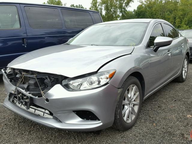 JM1GJ1U62E1145848 - 2014 MAZDA 6 SPORT GRAY photo 2