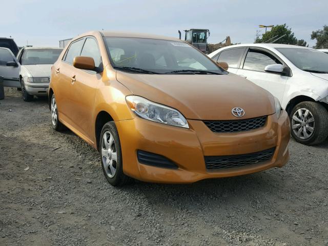 2T1KU40E09C190577 - 2009 TOYOTA COROLLA MA GOLD photo 1