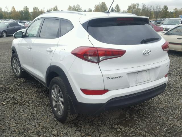 KM8J3CA42GU161754 - 2016 HYUNDAI TUCSON LIM WHITE photo 3