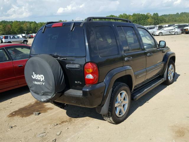 1J4GL58K93W516782 - 2003 JEEP LIBERTY LI BLACK photo 4