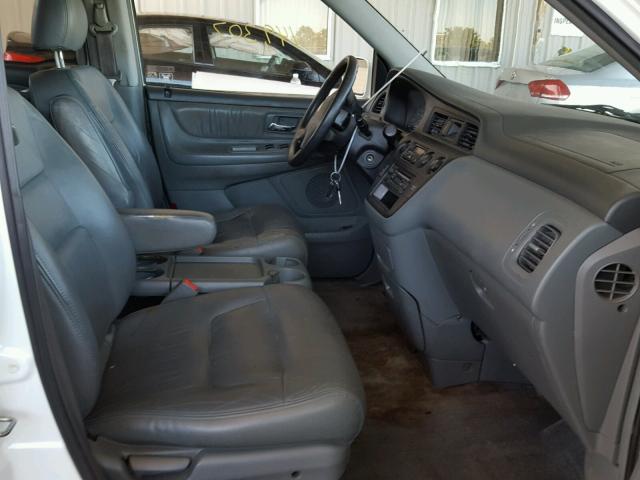 5FNRL18963B082796 - 2003 HONDA ODYSSEY EX WHITE photo 5