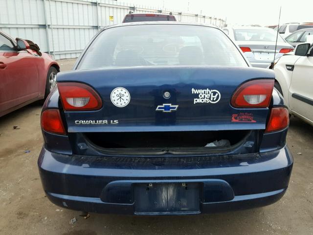 1G1JF524827125086 - 2002 CHEVROLET CAVALIER L BLUE photo 10