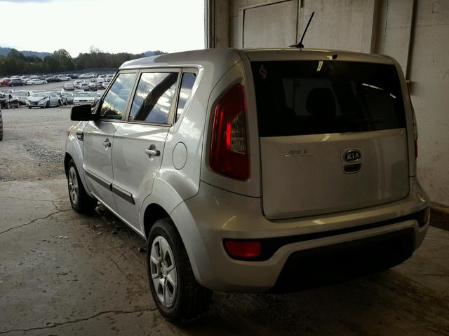 KNDJT2A54C7386452 - 2012 KIA SOUL SILVER photo 3