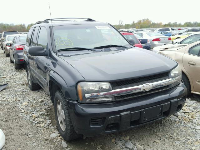 1GNDT13S342259577 - 2004 CHEVROLET TRAILBLAZE BLACK photo 1