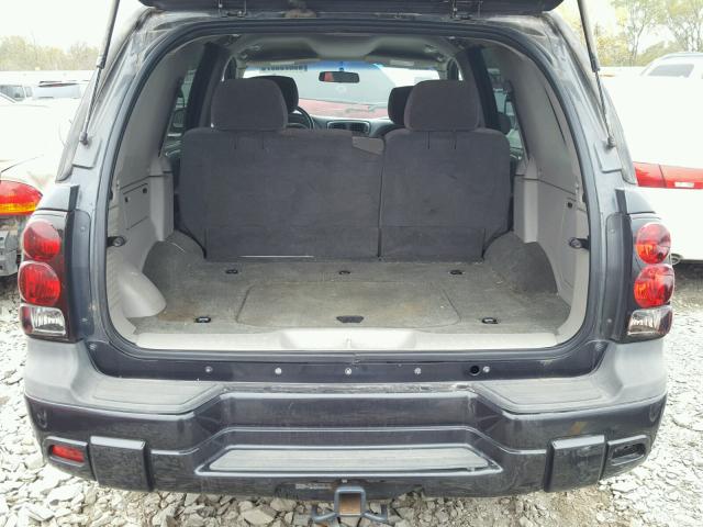 1GNDT13S342259577 - 2004 CHEVROLET TRAILBLAZE BLACK photo 9