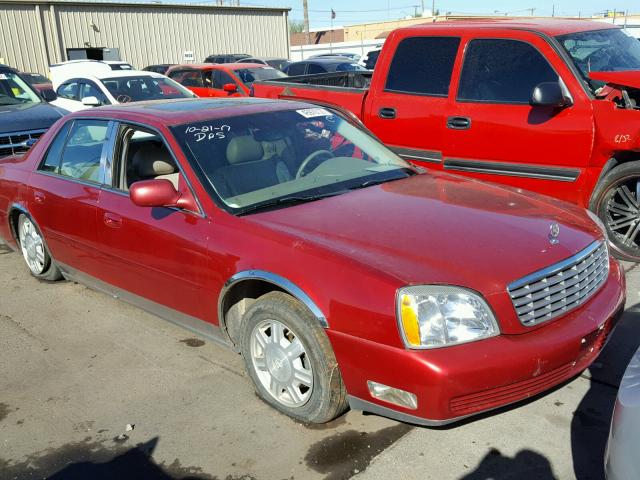 1G6KD54Y84U113156 - 2004 CADILLAC DEVILLE BURGUNDY photo 1