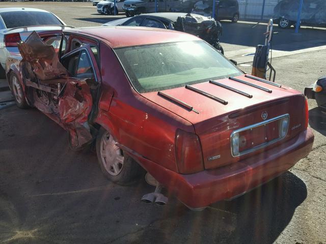 1G6KD54Y84U113156 - 2004 CADILLAC DEVILLE BURGUNDY photo 3