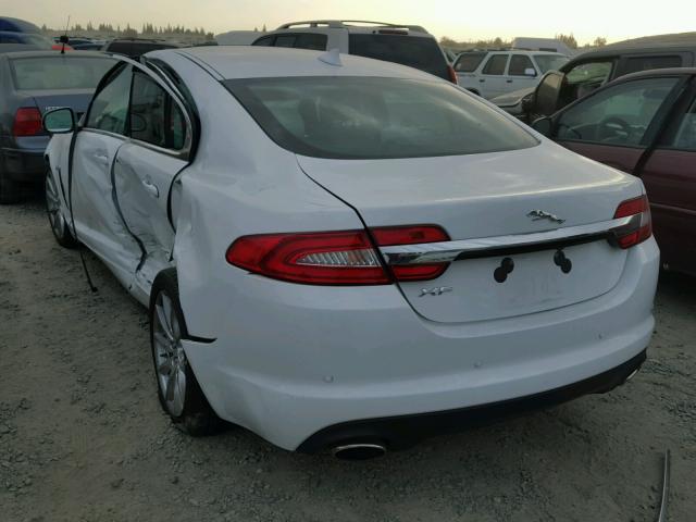 SAJWA0ES9DPU02387 - 2013 JAGUAR XF WHITE photo 3