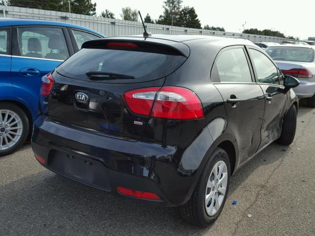 KNADM5A37E6414342 - 2014 KIA RIO LX Գրաֆիտ լուսանկար 4