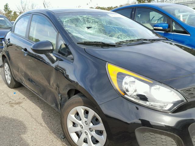 KNADM5A37E6414342 - 2014 KIA RIO LX Գրաֆիտ լուսանկար 9