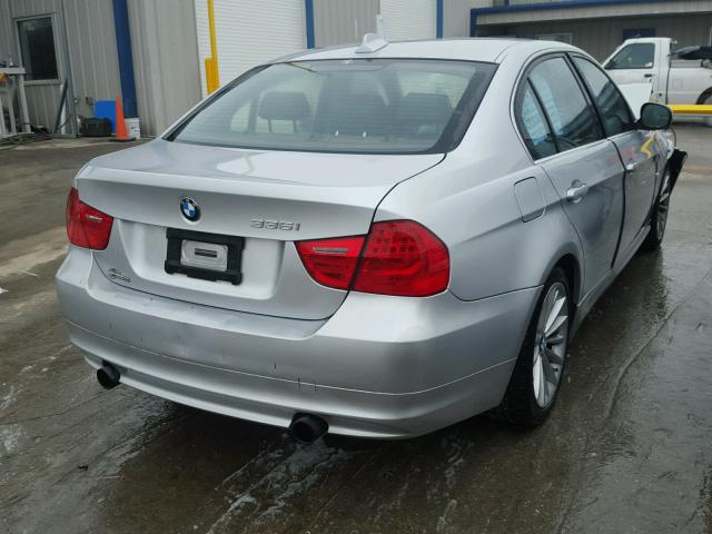 WBAPM77549NL88196 - 2009 BMW 335 I SILVER photo 4