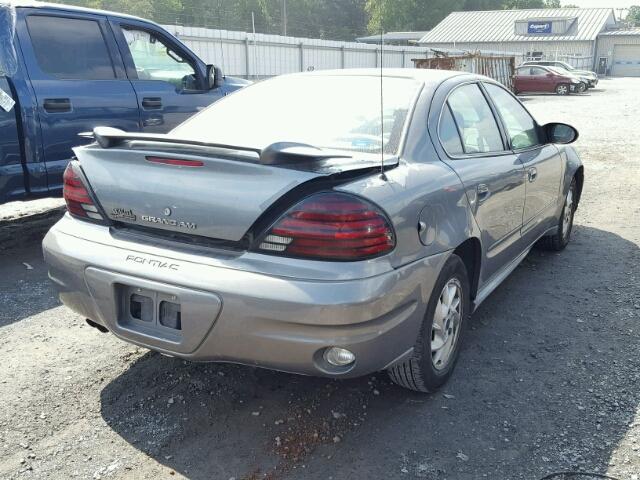 1G2NE52E75M168672 - 2005 PONTIAC GRAND AM S GRAY photo 4