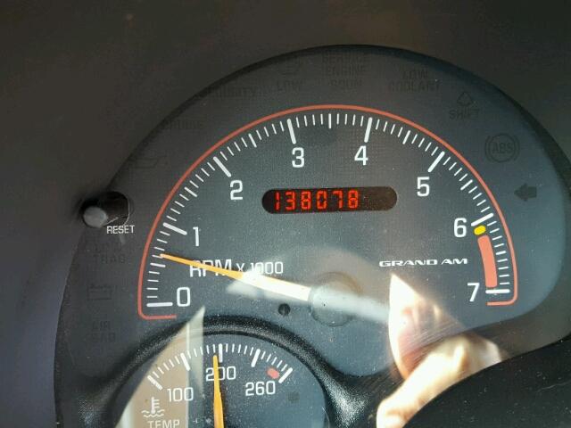 1G2NE52E75M168672 - 2005 PONTIAC GRAND AM S GRAY photo 8