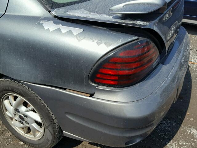1G2NE52E75M168672 - 2005 PONTIAC GRAND AM S GRAY photo 9