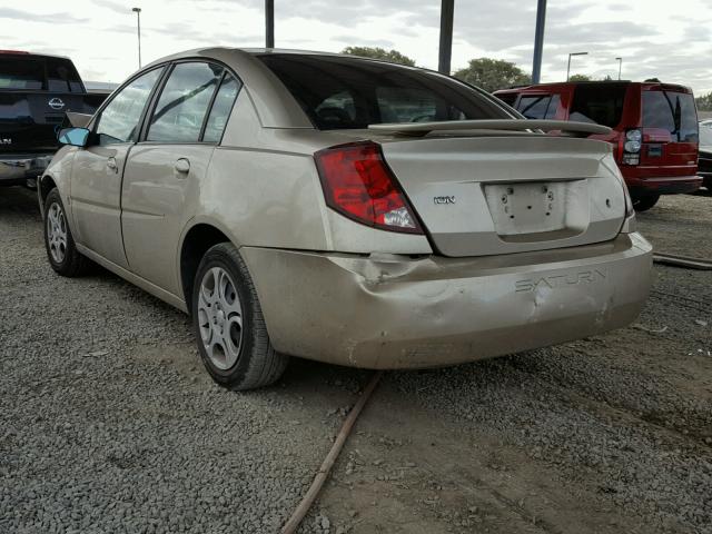 1G8AJ54F44Z118920 - 2004 SATURN ION LEVEL GOLD photo 3