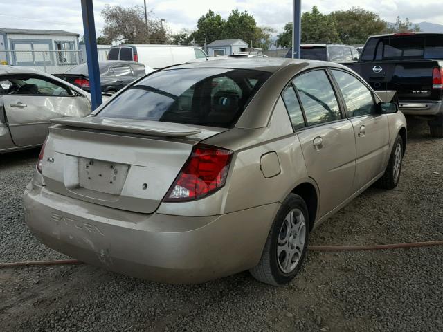 1G8AJ54F44Z118920 - 2004 SATURN ION LEVEL GOLD photo 4