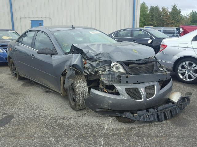 1G2ZG57B484216143 - 2008 PONTIAC G6 BASE GRAY photo 1