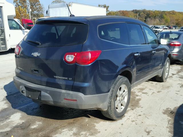 1GNER23D59S138275 - 2009 CHEVROLET TRAVERSE L BLUE photo 4