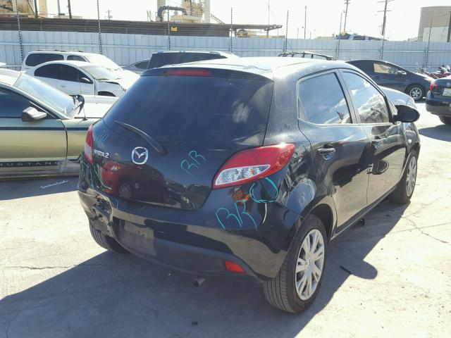 JM1DE1KZ1C0141393 - 2012 MAZDA MAZDA2 BLACK photo 4