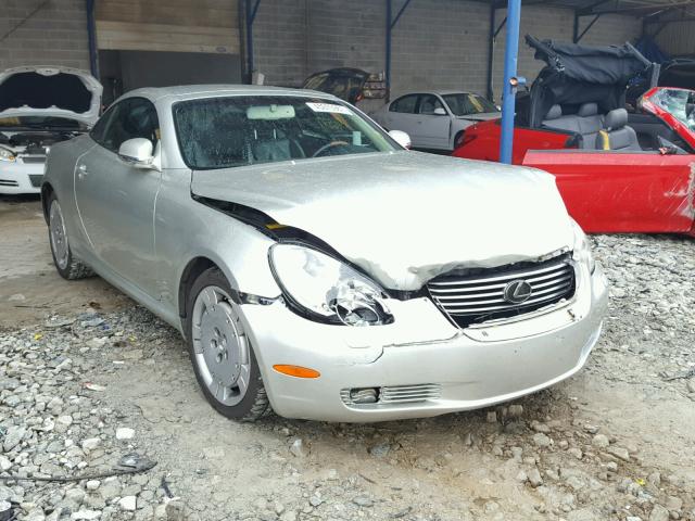 JTHFN48Y120015878 - 2002 LEXUS SC 430 SILVER photo 1