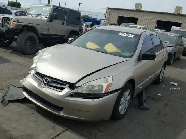 JHMCM56313C021246 - 2003 HONDA ACCORD LX BEIGE photo 2