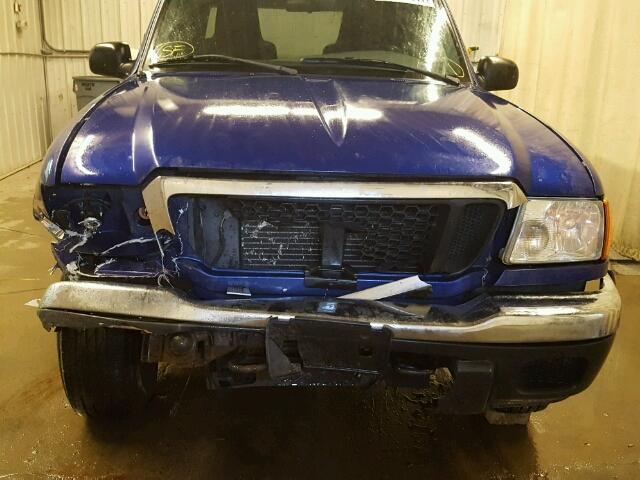 1FTZR15E14PA76430 - 2004 FORD RANGER BLUE photo 9