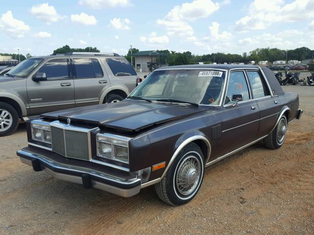 1C3BF66P1EX556514 - 1984 CHRYSLER FIFTH AVEN BROWN photo 2