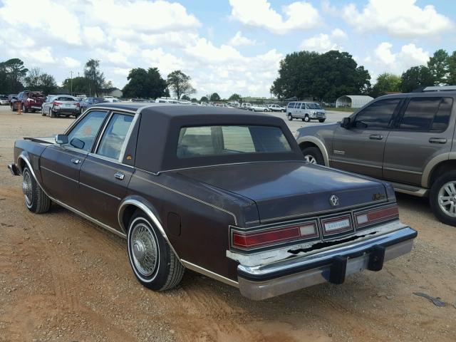 1C3BF66P1EX556514 - 1984 CHRYSLER FIFTH AVEN BROWN photo 3