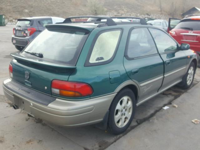 JF1GF4858YH809107 - 2000 SUBARU IMPREZA GREEN photo 4