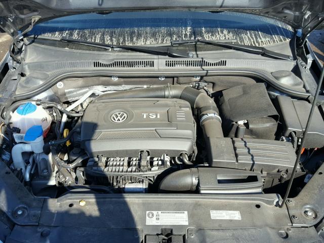 3VWD07AJ1FM315961 - 2015 VOLKSWAGEN JETTA SE GRAY photo 7