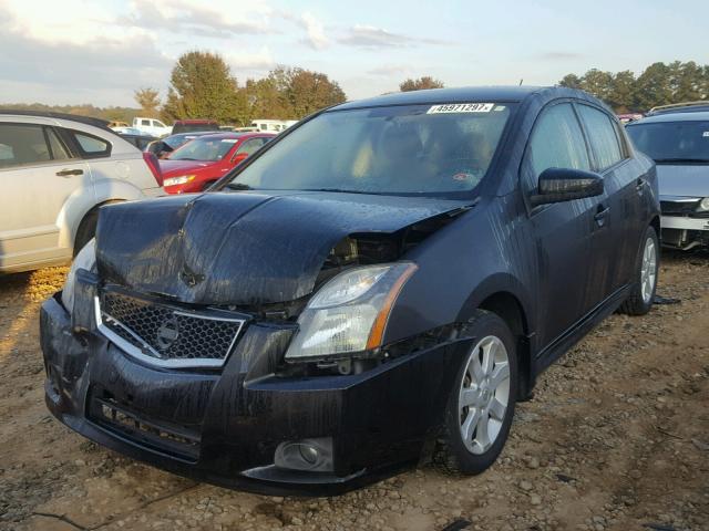 3N1AB6AP2CL615396 - 2012 NISSAN SENTRA 2.0 BLACK photo 2