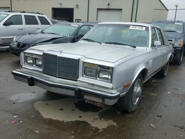 1C3BF66P2GX553205 - 1986 CHRYSLER FIFTH AVEN SILVER photo 2