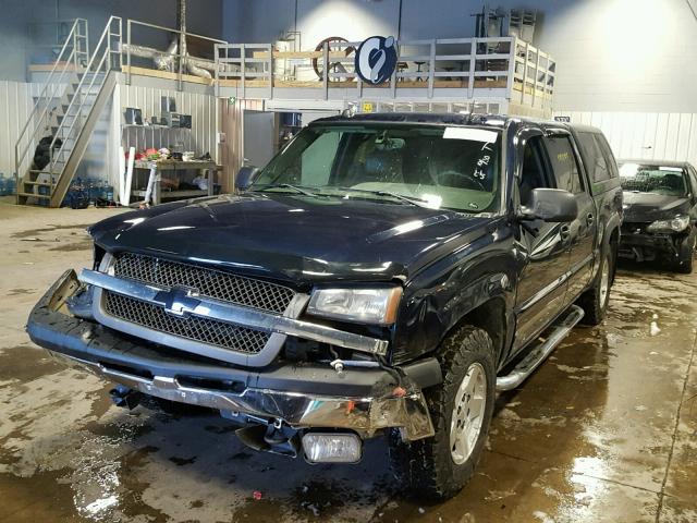 2GCEK13T451140009 - 2005 CHEVROLET SILVERADO BLUE photo 2