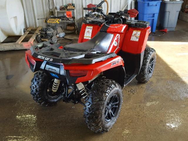 4UF17ATV5HT204387 - 2017 ARCTIC CAT ALTERRA RED photo 4