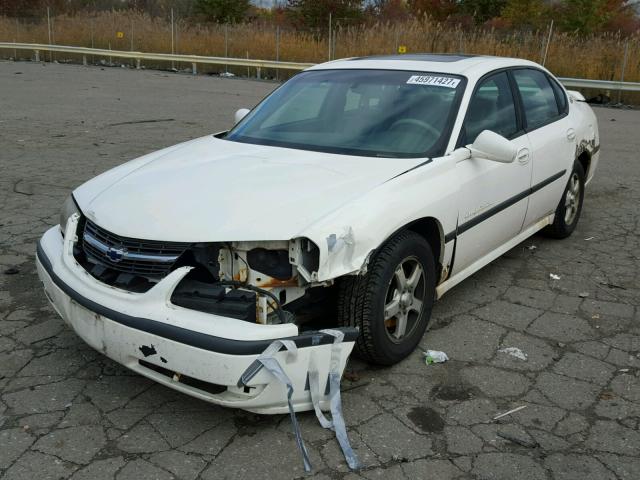 2G1WH52K539130003 - 2003 CHEVROLET IMPALA LS WHITE photo 2