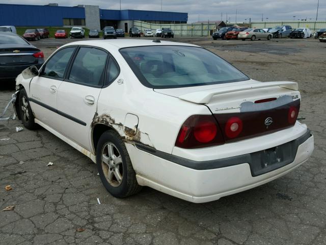 2G1WH52K539130003 - 2003 CHEVROLET IMPALA LS WHITE photo 3