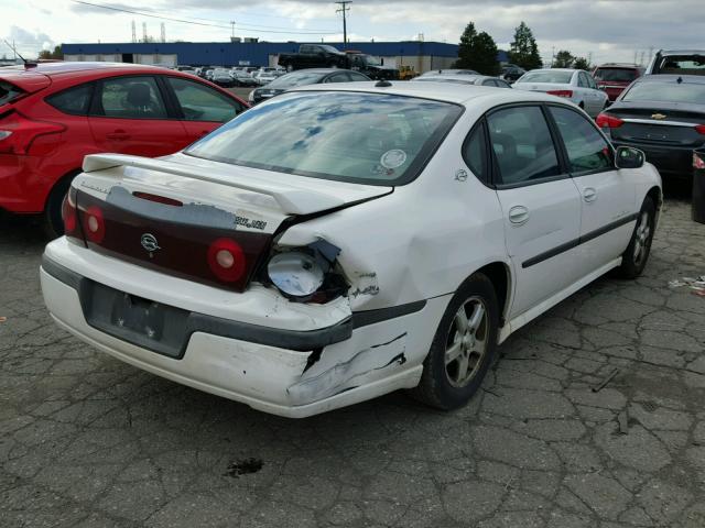 2G1WH52K539130003 - 2003 CHEVROLET IMPALA LS WHITE photo 4